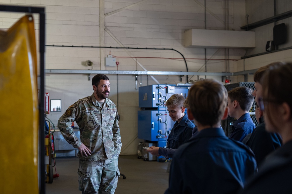 Team Mildenhall hosts RAF air cadets