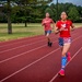 Army Reserve Sgt. Christine Won runs