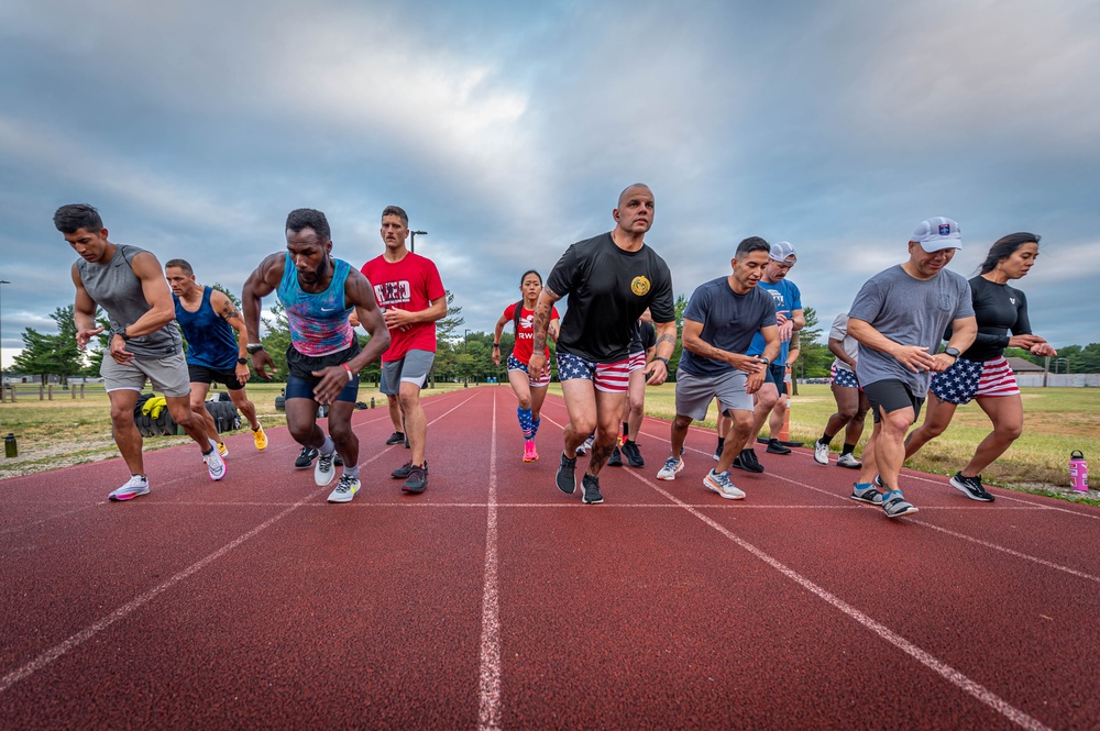 Reserve Airmen and Soldiers begin a time trial