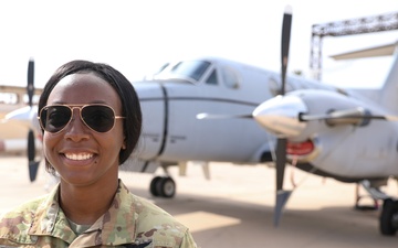 1st Lt. Baptiste serves as fixed-wing pilot and LNO in Morocco during African Lion 23