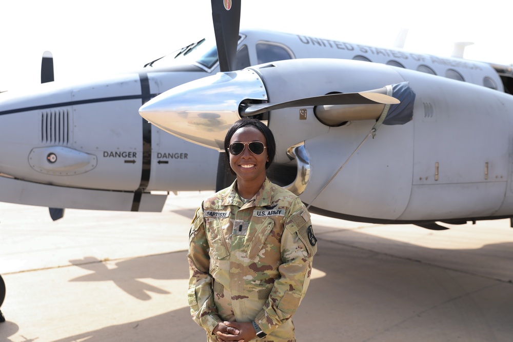 1st Lt. Baptiste serves as fixed-wing pilot and LNO in Morocco during African Lion 23