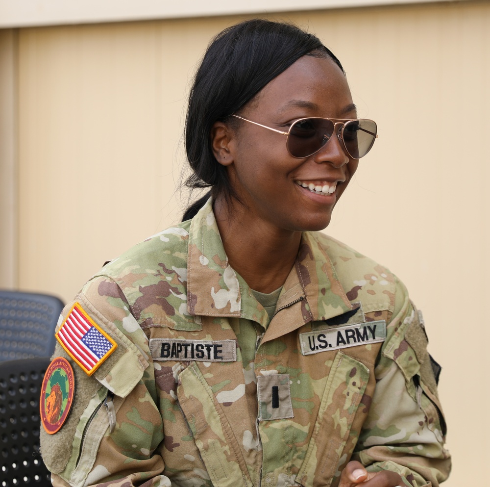 1st Lt. Baptiste serves as fixed-wing pilot and LNO in Morocco during African Lion 23