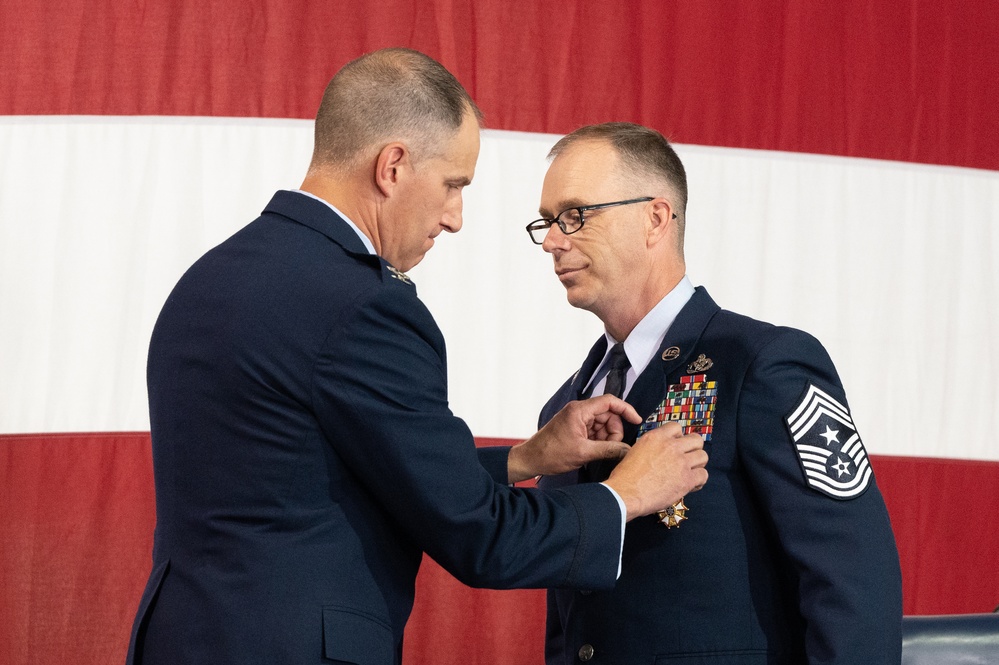 436th Airlift Wing Command Chief Retires