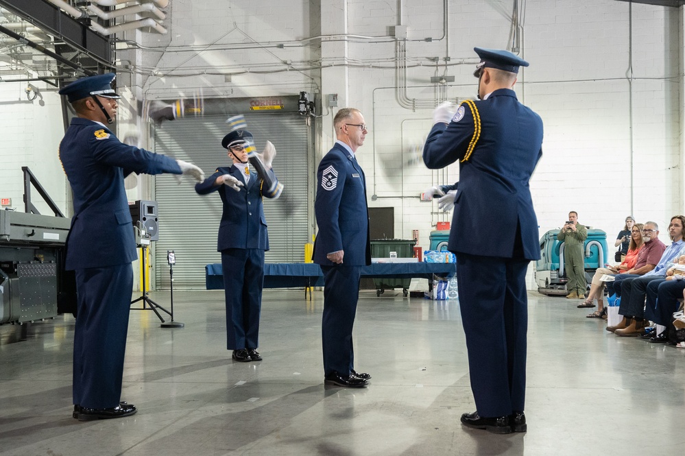 436th Airlift Wing Command Chief Retires