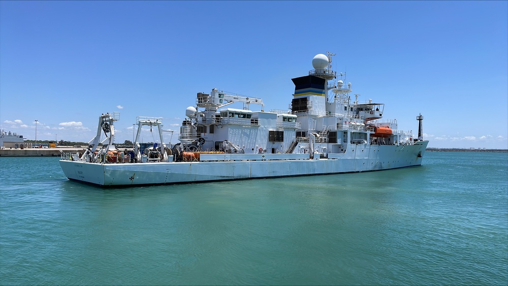 DVIDS - Images - USNS MARIE THARP LEAVES THE PIER AT ROTA