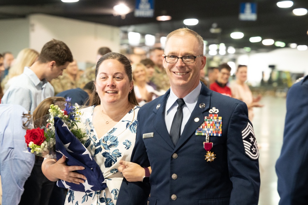 436th Airlift Wing Command Chief Retires