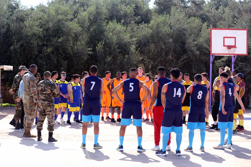 First Annual International Basketball Competition builds Strong Bonds during African Lion 2023