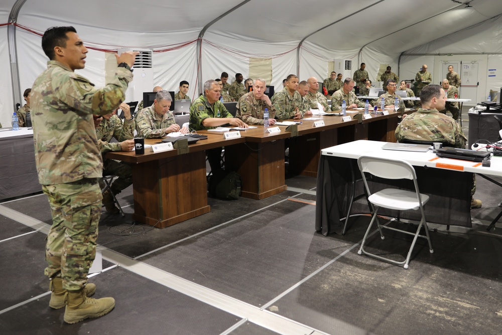 Ivy Division conducts command post exercise with NATO partners