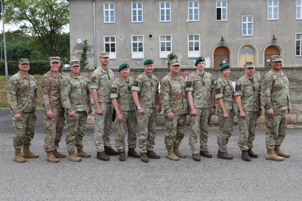 Ivy Division conducts command post exercise with NATO partners