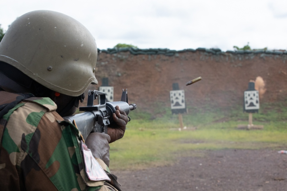 U.S. Army and Ghana Armed Forces conduct combat training during African Lion 2023