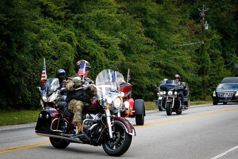 DVIDS - Images - Patriot Guard Riders escort SPC Jayson Reed Haven home ...