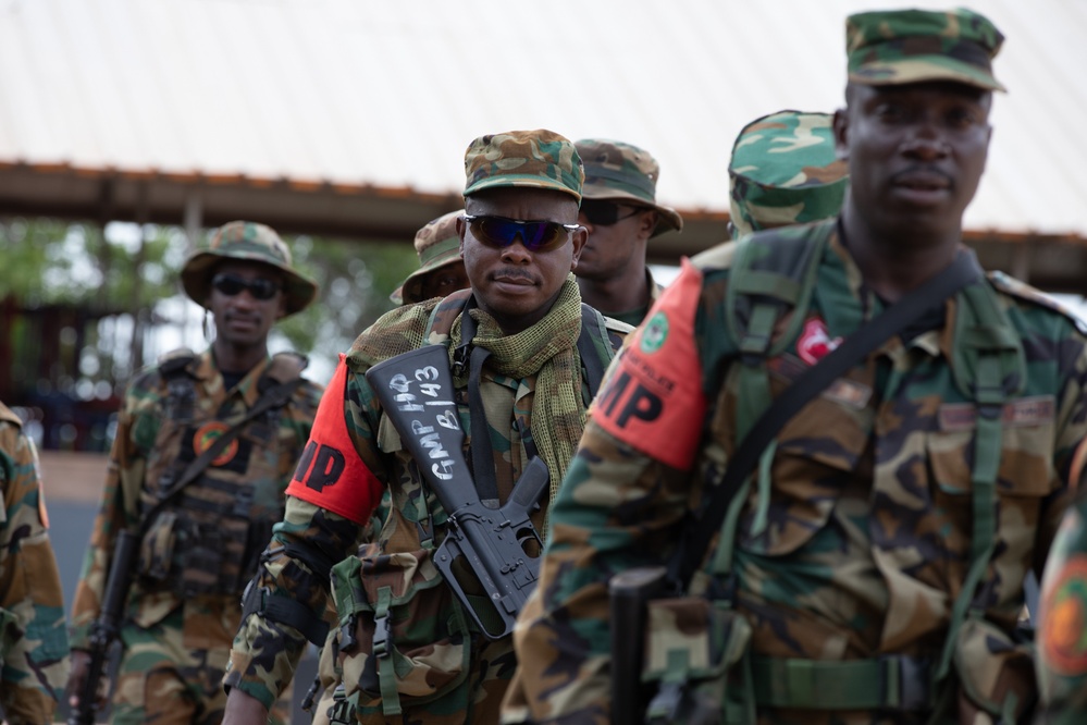 U.S. Army and Ghana Armed Forces conduct combat training during African Lion 2023