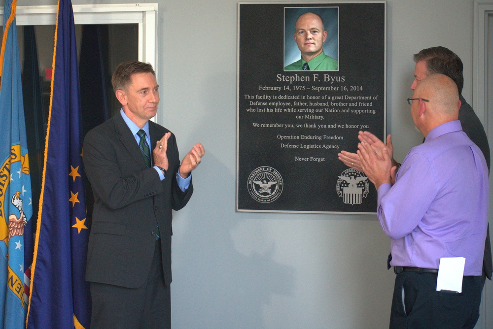 Warehouse Dedicated in Honor of Fallen Civilian Deployer