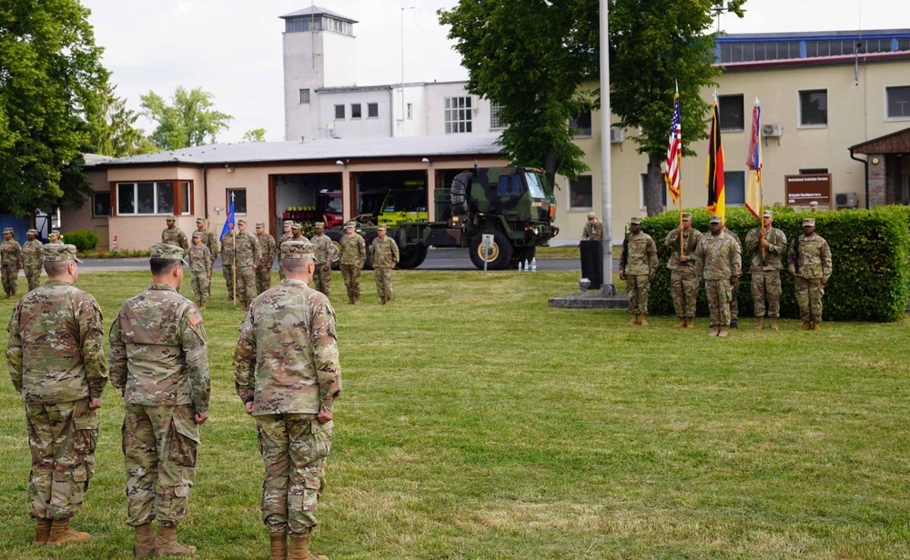 603rd Aviation Support Battalion holds Change of Command Ceremony on Storck Barracks