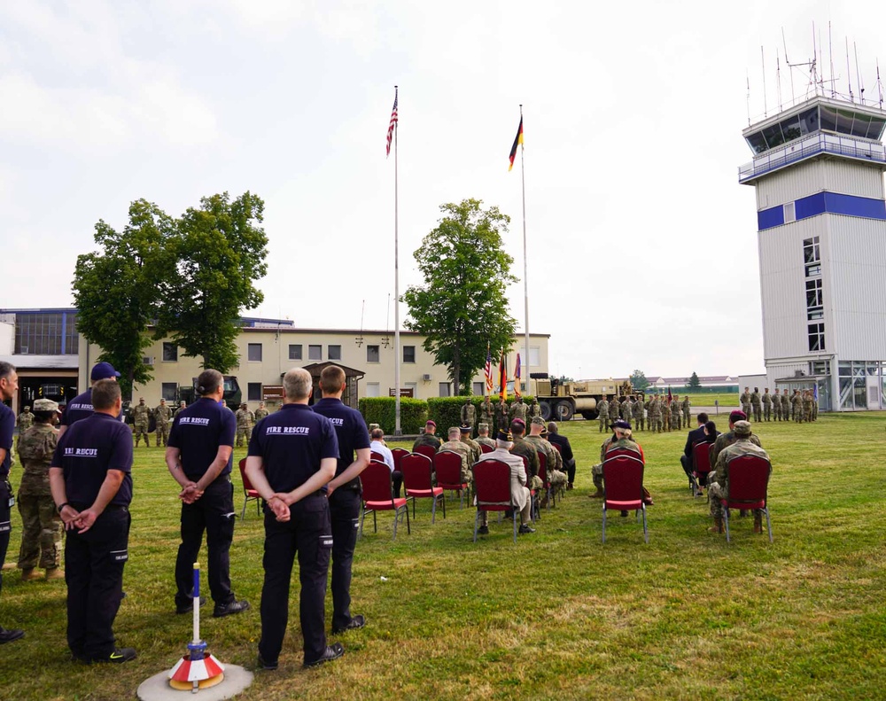 603rd Aviation Support Battalion holds Change of Command Ceremony on Storck Barracks