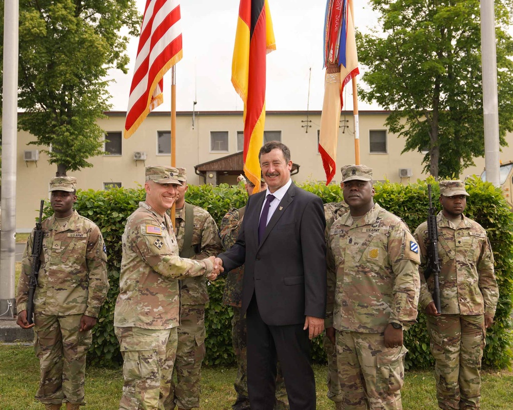 603rd Aviation Support Battalion holds Change of Command Ceremony on Storck Barracks