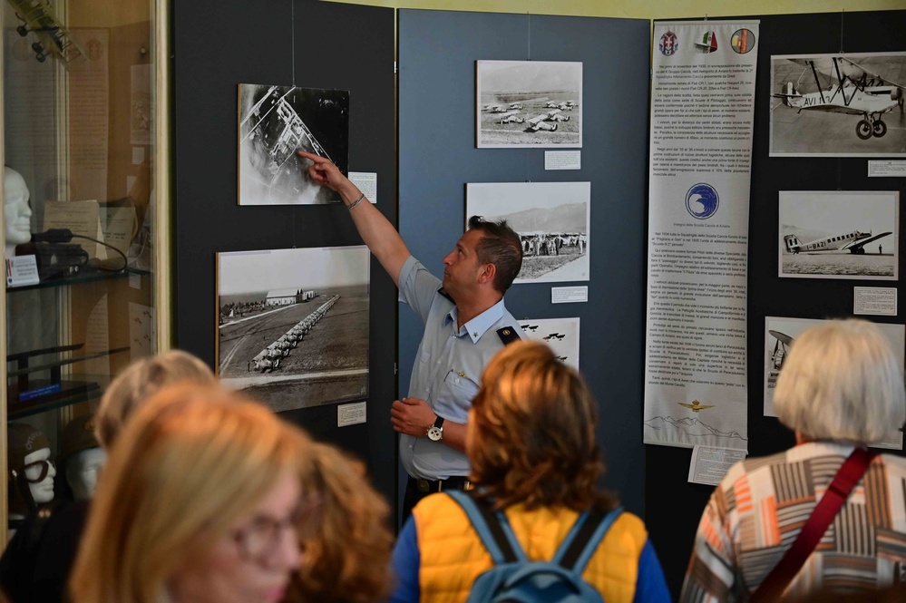 Professor Andrea Maggi visits Aviano Air Base