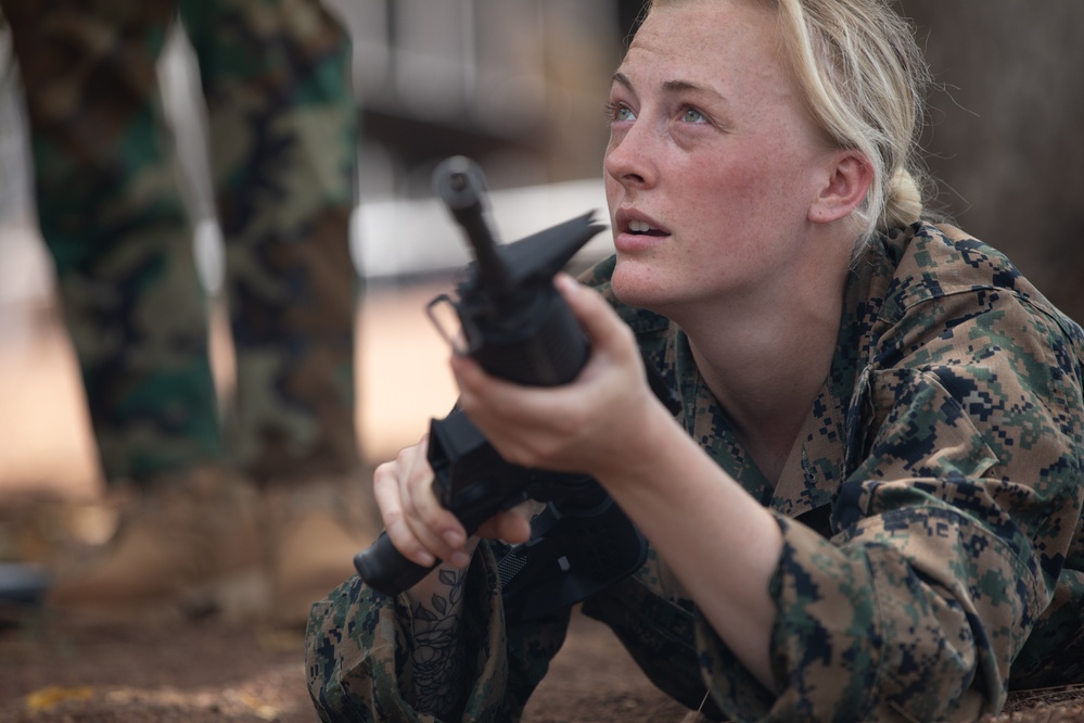 U.S. Army and Ghana Armed Forces conduct combat training during African Lion 2023