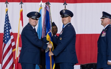 Col. Kenneth Voigt takes command of the 552nd Air Control Wing