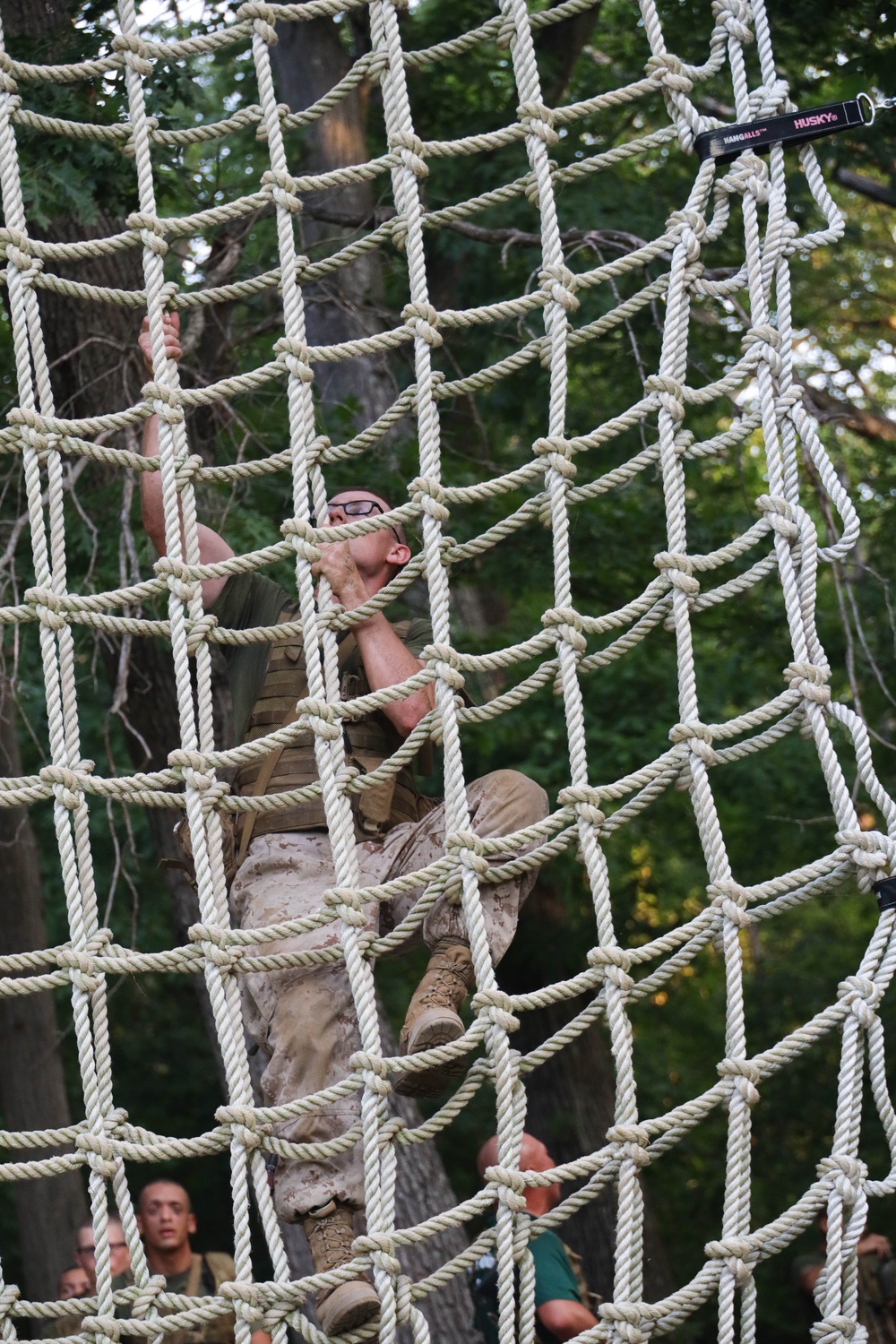 OCS Candidates Conduct the Endurance Course