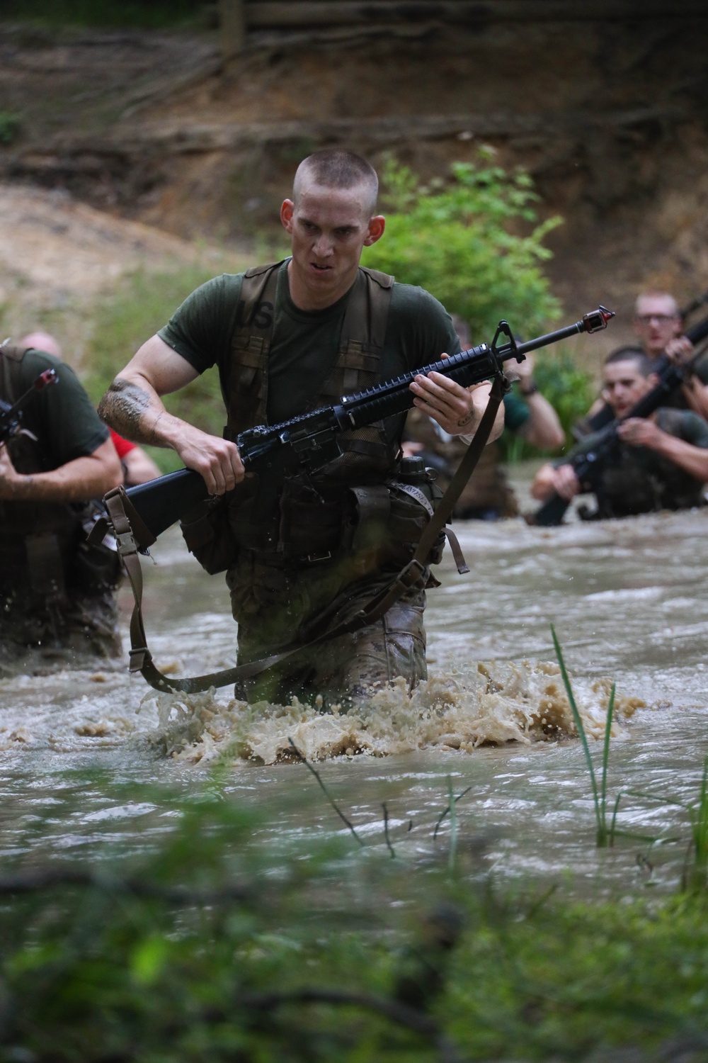 OCS Candidates Conduct the Endurance Course