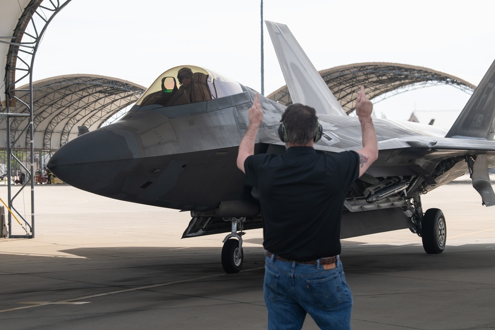 Lt. Col. Frodsham performs Fini Flight before retirement