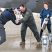 Lt. Col. Frodsham performs Fini Flight before retirement