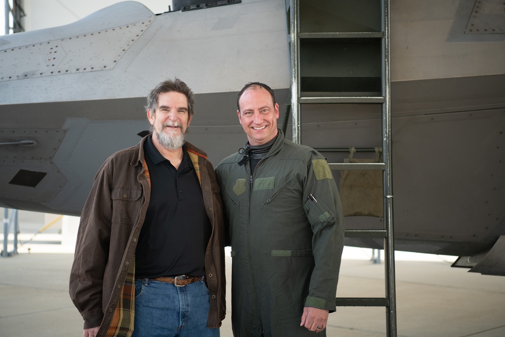 Lt. Col. Frodsham performs Fini Flight before retirement