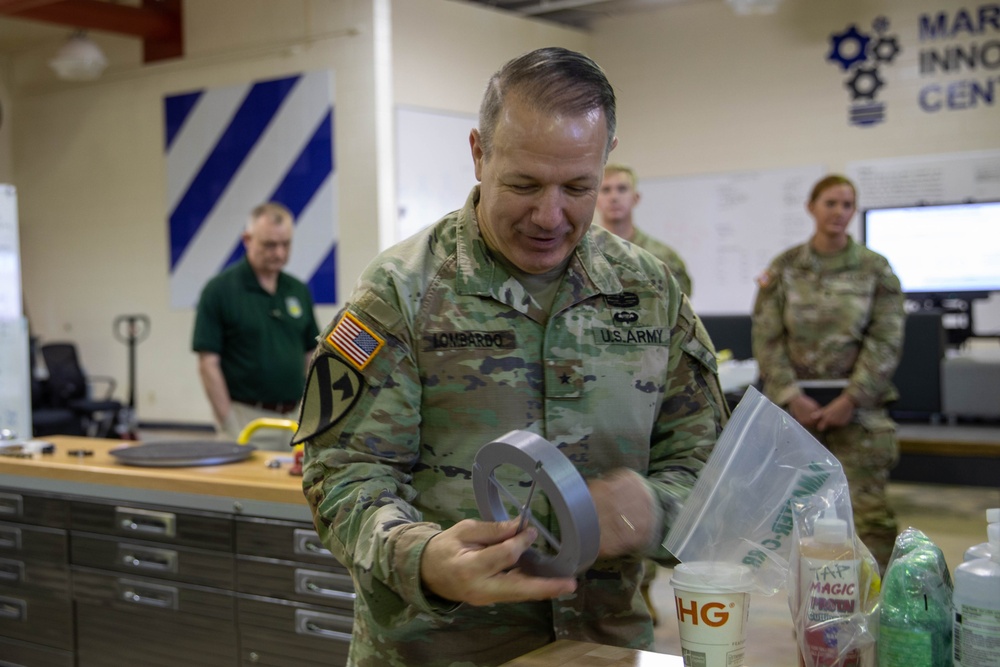 Brig. Gen. Charles T. Lombardo visits the Marne Innovation Center