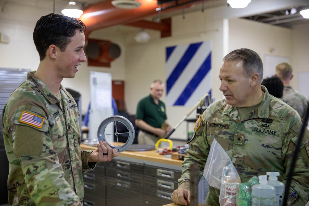 Brig. Gen. Charles T. Lombardo visits the Marne Innovation Center