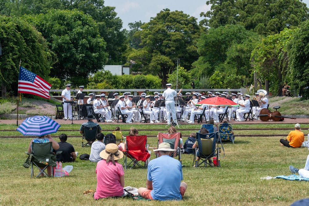 The United States Navy Concert Band at the U.S. National Arboretum