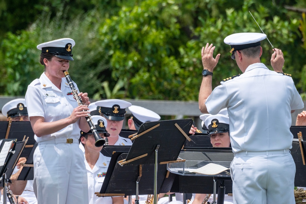 The United States Navy Concert Band at the U.S. National Arboretum