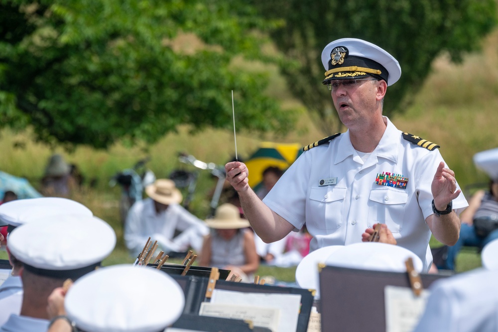 The United States Navy Concert Band at the U.S. National Arboretum