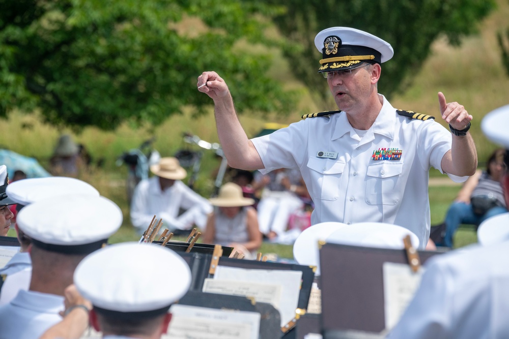 The United States Navy Concert Band at the U.S. National Arboretum