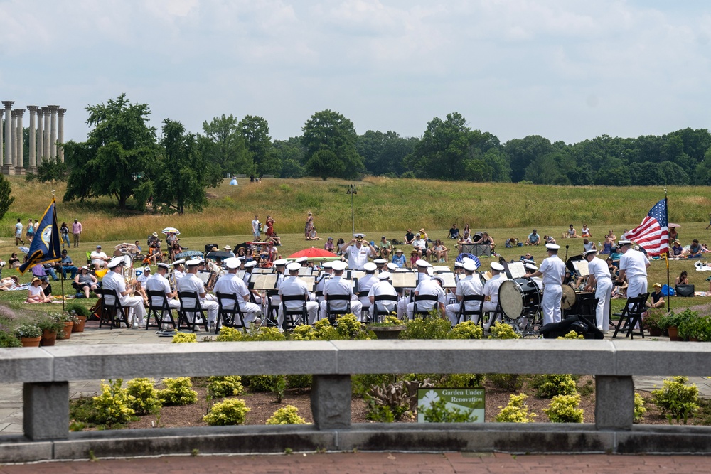 The United States Navy Concert Band at the U.S. National Arboretum