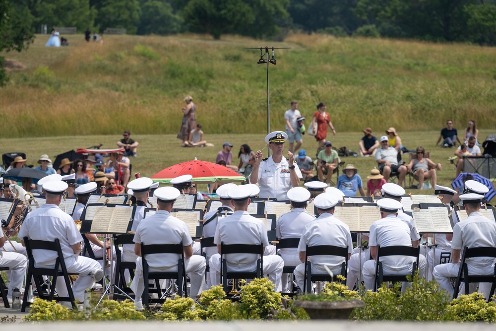 The United States Navy Concert Band at the U.S. National Arboretum