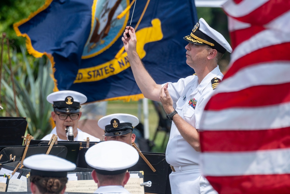 The United States Navy Concert Band at the U.S. National Arboretum