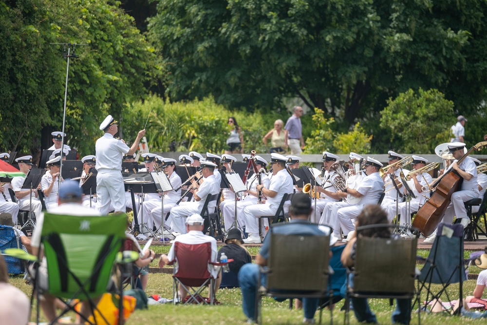 The United States Navy Concert Band at the U.S. National Arboretum