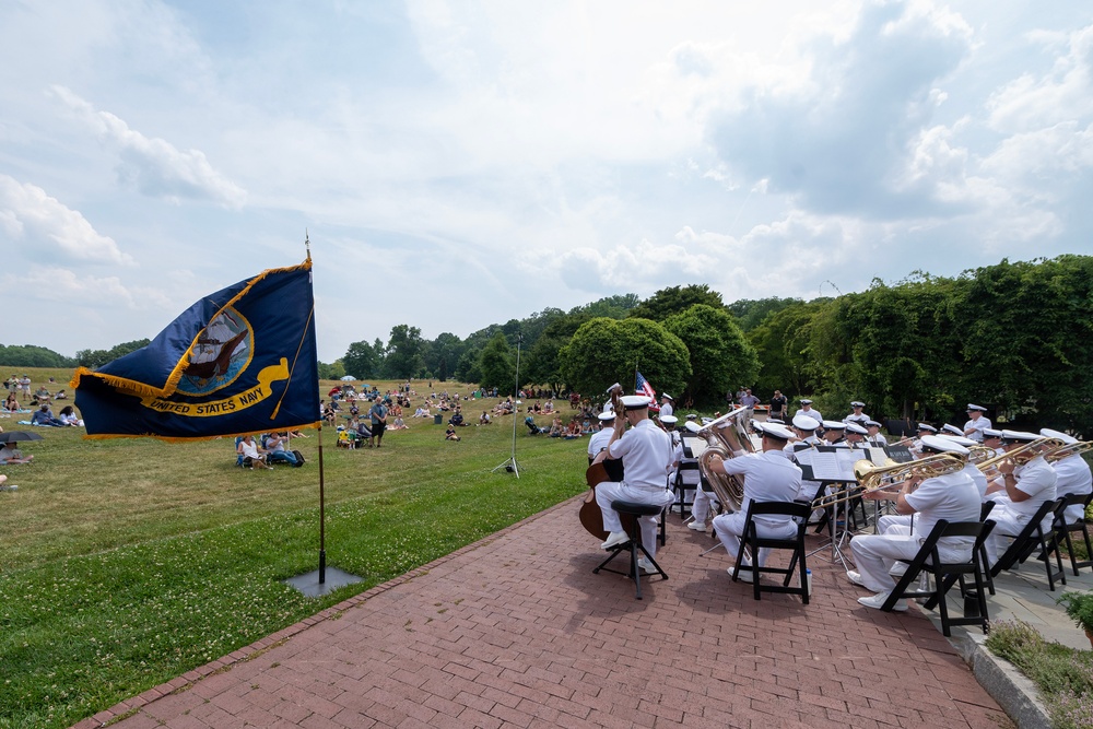 The United States Navy Concert Band at the U.S. National Arboretum