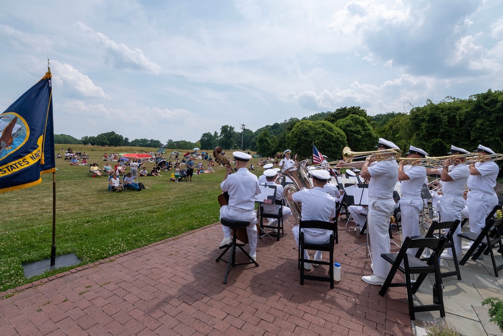 The United States Navy Concert Band at the U.S. National Arboretum