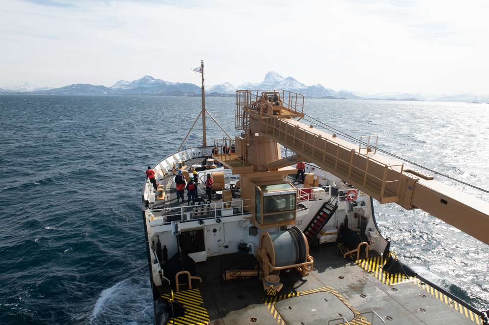 U.S. Coast Guard Cutter Sycamore crew arrives in Nuuk, Greenland