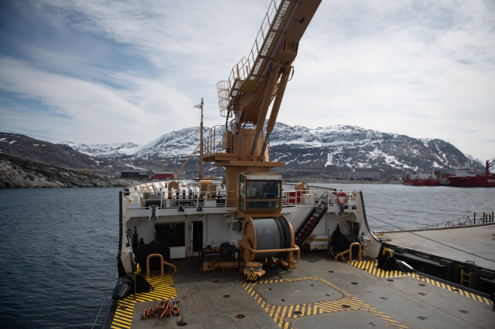 U.S. Coast Guard Cutter Sycamore crew arrives in Nuuk, Greenland