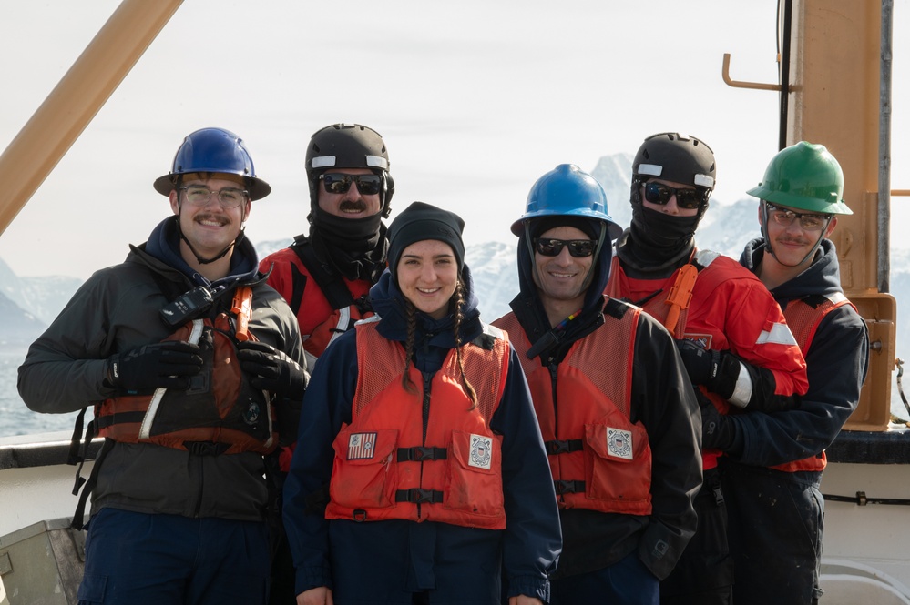 U.S. Coast Guard Cutter Sycamore crew arrives in Nuuk, Greenland