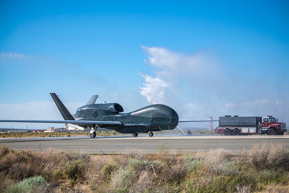 452nd Flight Test Squadron bids farewell to RQ-4 Global Hawk