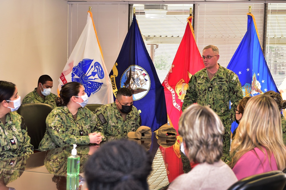 NMFL Visits Adm. Joel T. Boone Branch Health Clinic