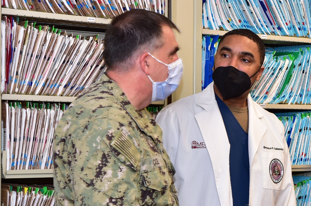 NMFL Visits Norfolk Naval Shipyard Branch Health Clinic