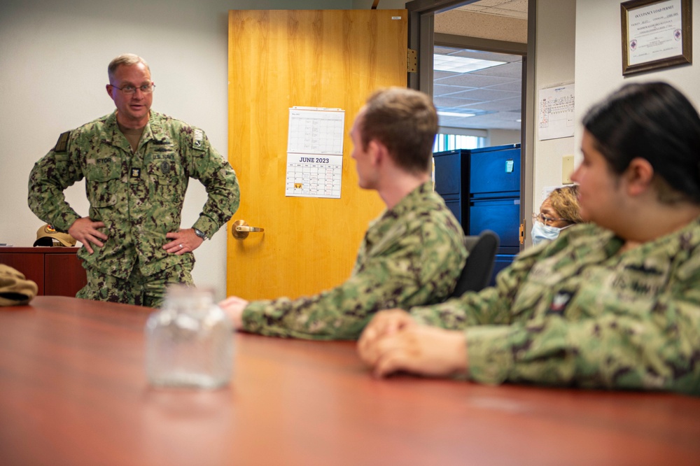 NMFL Visits Norfolk Naval Shipyard Branch Health Clinic