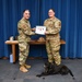 Military Working Dog Left Retires Honorably at Kirtland Air Force Base