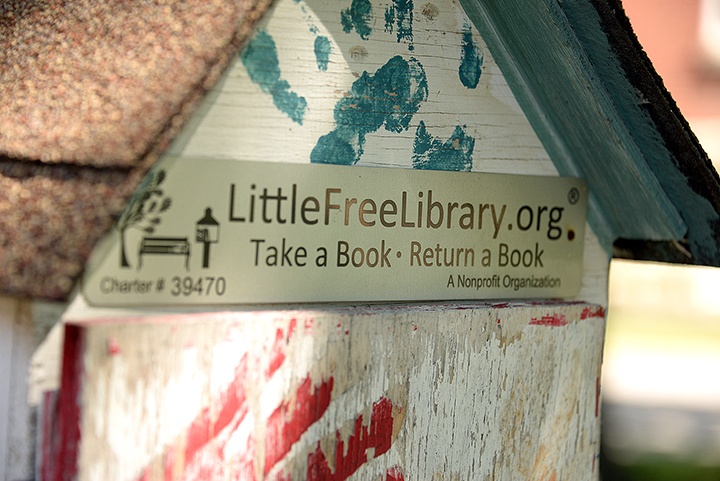 Free little neighborhood library opens for book exchanges