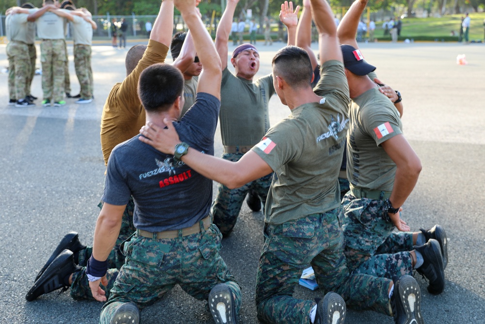 Commandos test physical resistance